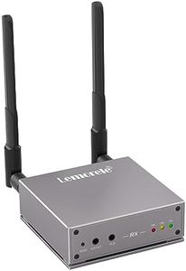 Lemorele Receptor inalámbrico HDMI para kits transmisor y receptor inalámbrico HDMI 200M, un transmisor se puede acoplar con hasta 4 receptores