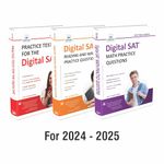 DIGITAL SAT CRASH COURSE - FIVE Practice Tests + 300 Reading and Writing Practice Questions + 300 SAT Math Practice Questions