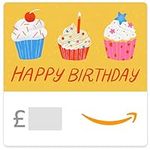 Amazon.co.uk eGift Card -Three Birthday Cup Cakes-Email