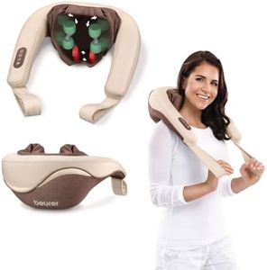 Beurer MG 153 Nacken-Massagegerät, handsimulierende Knet-Massage für Nacken, Schultern und Beine, mit Wärmefunktion und Abschaltautomatik