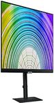 Samsung S6U - 24 Inch 2560x1440 QHD (16:9) - Professional High Res Wide Monitor with 75Hz Refresh Rate (LS24A600UCEXXY)