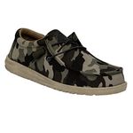 Hey Dude Men's Wally Patriotic, Army Camo, 11