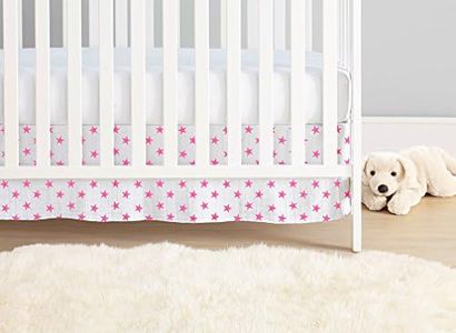 aden + anais Classic Crib Skirt, Fluro Pink