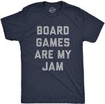 Mens Board Games Are My Jam T shirt Funny Game Night Hilarious Tee (Heather Navy) - 3XL