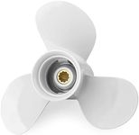 ADP 9 7/8 x 10 1/2-F Boat Motor Aluminum Propeller - Compatible with Yamaha Outboard Engines C 20HP 25HP 30 Horsepower - Replaces 664-45945-00-EL; 664-45945-00-00; F25-04080000 - 10 Spline Tooth