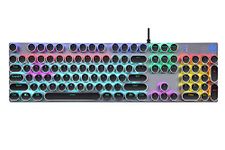 HP GK400Y Mechanical Gaming Keyboard/Light Sync Backlit/Auto-Sleep Mode/RGB Colour/Full-Size Mechanical Keyboard