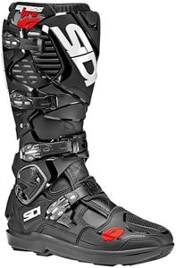SIDI Crossfire 3 Srs 000MMFIRE3WSRS Motorcycle Boots, Men, 43 EU, Black