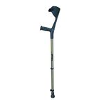 Vissco Champ Max Elbow Crutch (Fixed Handle) for Physically Challenged, Light Weight & Adjustable Height (1 Pair) (Grey)