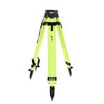 AdirPro Universal Survey Tripod – Laser Level Tripod – Transit Level Tripod - Quick Clamp - Heavy Duty Contractor Tripod 5/8” x 11” Thread (Green Aluminum)