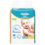 Amazon Brand - Supples Premium Diapers, Medium (M), 31 Count, 7-12 Kg, 12 hrs Absorption Baby Diaper Pants