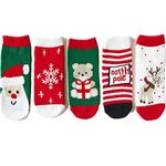 Christmas Socks Baby&Toddler Socks - Winter Warm Socks 5 Pairs Unisex Soft For Infant Toddler kids Boys Girls Gift…