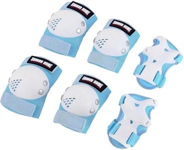 Youth/Kids Knee Pads Elbow Pads Wrist Guards Protective Gear Set for 3-15 Years Child Roller Skates, Skateboard, Cycling, Inline Skating, BMX Bike, Scooter Riding and Other Outdoor Sports