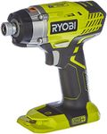 Ryobi RID1801M One+ Impact Driver, 18V (Body Only), 80.0 cm*205.0 mm*190.0 cm, Black