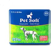 Pet Soft Disposable Dog Puppy Nappies Male - Super Absorbent Male Dog Incontinence Wraps