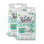 Amazon Brand - Presto! 2 Ply Toilet Tissue Paper pack of 12