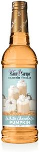 Jordan's Skinny Mixes Syrups White Chocolate Pumpkin, Sugar Free Flavoring Syrup, 25.4 Ounce Bottle