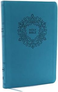 NKJV, Value Thinline Bible, Large Print, Turquoise Leathersoft, Red Letter, Comfort Print: Holy Bible, New King James Version