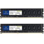 Timetec 8GB KIT(2x4GB) DDR3 / DDR3L 1333MHz PC3-10600 Non-ECC Unbuffered 1.5V / 1.35V CL9 2Rx8 Low Density Dual Rank 240 Pin UDIMM Desktop PC Computer Memory RAM Module Upgrade (8GB KIT(2x4GB))