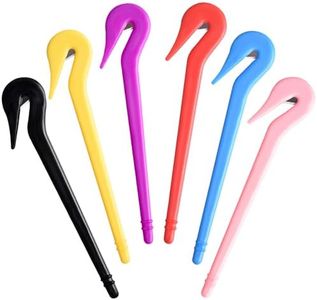 6 Pcs Hairband Removal Tool, Rubber Band Cutter Elastic Hair Band Cutter Ponytail Hair Ties Elastics Remover Tool Pony Pick Accessories for All Kind of Hair (6 Color)