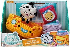 Ami Amis™ The Pet Set Multipack Mini Soft and Cozy Crochet Plush, Adorably Cute Details, Pocket Sized for on the Go Play! Collection Enthusiasts