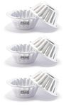 Prime Bakers and Moulders Aluminium Baking Cupcake Moulds for Oven - Set of 6 Cups