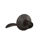 SCHLAGE F40ACC716 Privacy, Aged Bronze F40 Acc 716 Accent Door Lever, Bed & Bath Lock