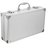 Toyvian Toolbox Lockable Cosmetic case Hard briefcases for Men Briefcase for Women Aluminum Briefcase Small Travel Cases Hard case Men's Tools Carrying case Make up Miss Flannel Equipment