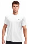 Reebok Men's White T-Shirt |Casuals | Basic Lifestyle Cotton Tee | Round Neck | Regular Fit | Half Sleeve | 100% Cotton