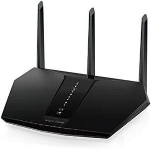NETGEAR RAX30 WiFi 6 Router AX2400 (5 Streams mit bis zu 2,4 GBit/s, Nighthawk WLAN Router Abdeckung bis zu 125 m², Smart Roaming)