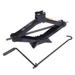 KATSU Scissor Jack 2 Ton Car Jack Car Wind Up Lifting Screw Jack Lift Height 98mm to 420mm for Car Van Vehicles Tyre Repair Changing Tool (Black) 161103