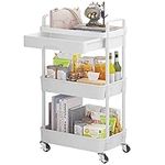 Calmootey 3-Tier Rolling Utility Ca