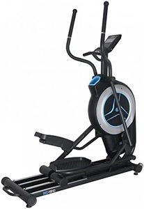 DKN XC-190 Magnetic Elliptical Cross Trainer for Smart Low Impact Full Body Home Cardio Workout, w/ 21” Stride Length, 10KG Flywheel, LCD Display, Bluetooth, Tablet Holder, 32 Silent Resistance Levels