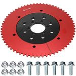 GREHUA Universal Split Sprocket Adapter 35 Chain 64T Compatible with Mini Bike Predator 212 Coleman CT200U CT200U-EX BT200X CT100U TrailMaster MB200 Motovox Baja DB30 Minibike Go Kart Racing Parts