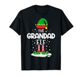 The Grandad Elf Christmas Family Matching Outfit Xmas Group T-Shirt