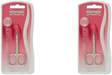 Wilkinson Sword Maniküre Schere Hautschere Handpflege, 1 St (Packung mit 2)