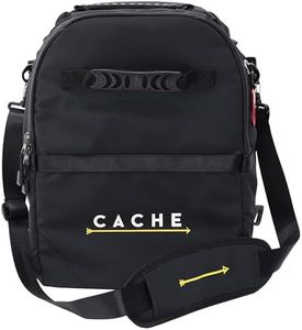 Jeffrey Insulated Cooler with Mesh Pockets, Bottle Opener, and Removable Shoulder Strap – Portable 16.5" x 12" x 6" Messenger Bag for Concerts, Camping, Outdoor Trips – Fits 18 Cans – Cold for 24 Hrs