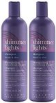 Clairol Professional Shimmer Lights Shampoo Blonde & Silver 16 oz (Pack of 2)