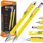 KEZKALS Gifts for Men, 9 in 1 Multitool Pen Birthday Gifts for Women/Men, Cool Gadgets Gifts for Him, Cool Stuff Men Gifts for Boyfriend, Husband, Grandpa, Friends, Tools for Men Who Have Everything