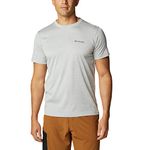 Columbia Men's Zero Rules Technical Short Sleeve Top, Columbia Grey Heather 039, XXL UK