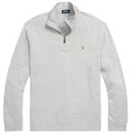 Polo Ralph Lauren Mens Long Sleeve Fleece Quarter Zip Sweatshirt, Ralph-lauren Andover Heather, XL