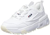 FILA Women's FFW0125 Sneaker, White, 4.5 UK