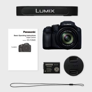 Panasonic Lumix Bridge Camera – DC-FZ82, 60x Zoom, Black