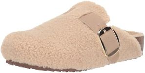 Steve Madden Women's Cuddle Clog, Natural, 6