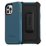 OtterBox Defender Series Screen-less Edition Polycarbonate, synthetic rubber Case for iPhone 12 & iPhone 12 Pro - Teal Me About It (Guacamole/corsair)