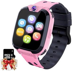 Smartwatch per Bambini con 16 Giochi, Telefono Orologio Smartwatch Bambini con Lettore Musicale, SOS, Fotocamera, Sveglia, Regalo di Compleanno per Ragazzi e Ragazze 4-12 Anni [Scheda SD integrata]