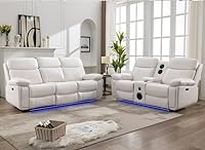 Power Recliner Sofa Set with Bass S