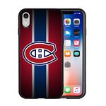 Canadien Hockey Fans Funny Case Compatible with iPhone XR, Custom Personalized Funny Odd Protective Phone Case Cover for XR 6.1 inch