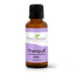 Plant Therapy Tranquil Synergy Essential Oil Blend. 100% Pure, Undiluted, Therapeutic Grade. Blend of: Bergamot, Patchouli, Blood Orange, Ylang Ylang and Grapefruit. 30 mL (1 Ounce)