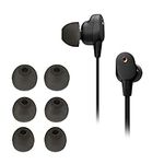 kwmobile 6x Replacement Ear Tips Compatible with Sony WI-1000XM2 - Silicone Tips for Earphones - Grey