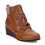 LifeStride Women's Zone Ankle Boot, Whiskey Brown, 8 UK